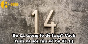 Bộ 14 trong lô đề là gì? Cách tính và soi cầu về bộ đề 14